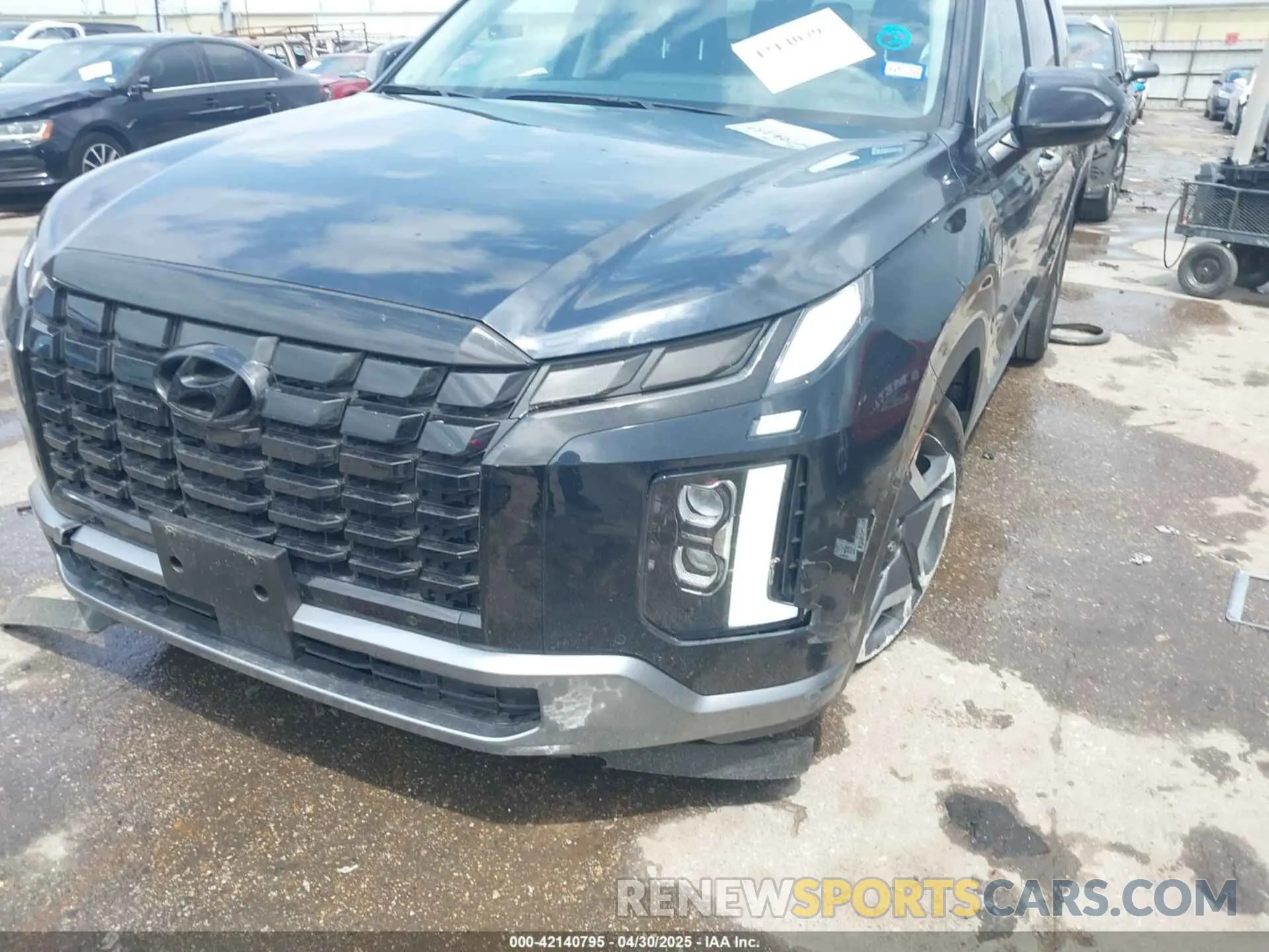 2 Photograph of a damaged car KM8R44GEXRU806546 HYUNDAI PALISADE 2024