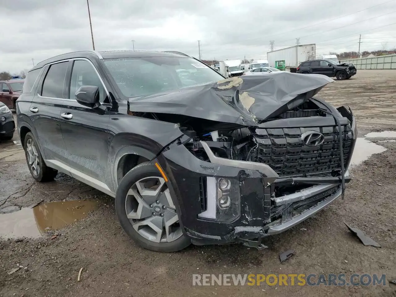 4 Photograph of a damaged car KM8R4DGE0RU731890 HYUNDAI PALISADE 2024