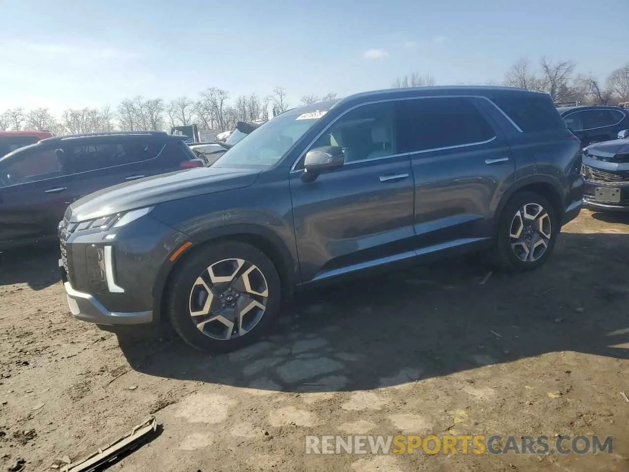 1 Photograph of a damaged car KM8R4DGE3RU669191 HYUNDAI PALISADE 2024