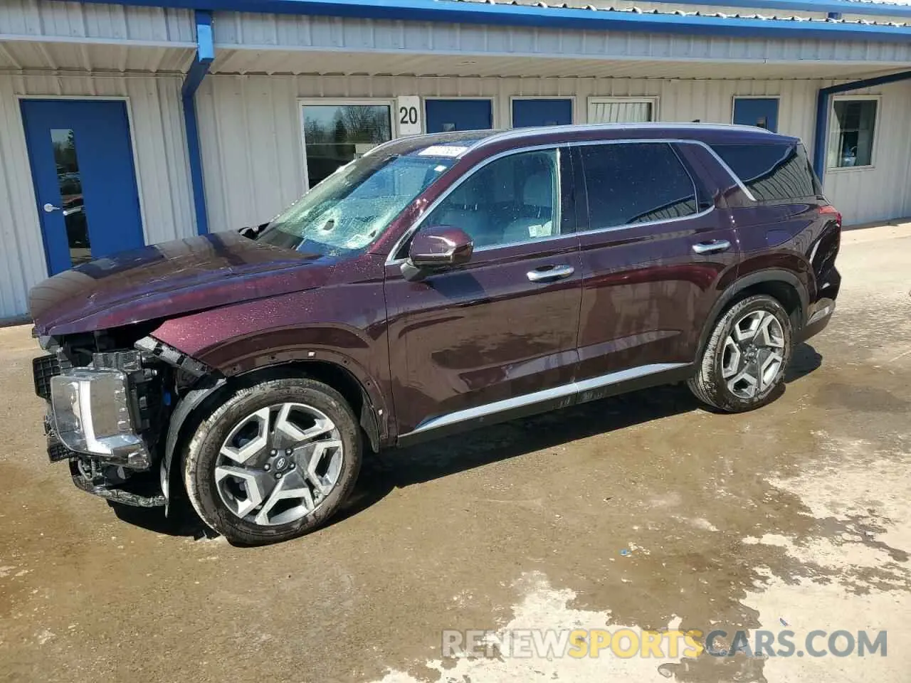1 Photograph of a damaged car KM8R4DGE3RU762597 HYUNDAI PALISADE 2024