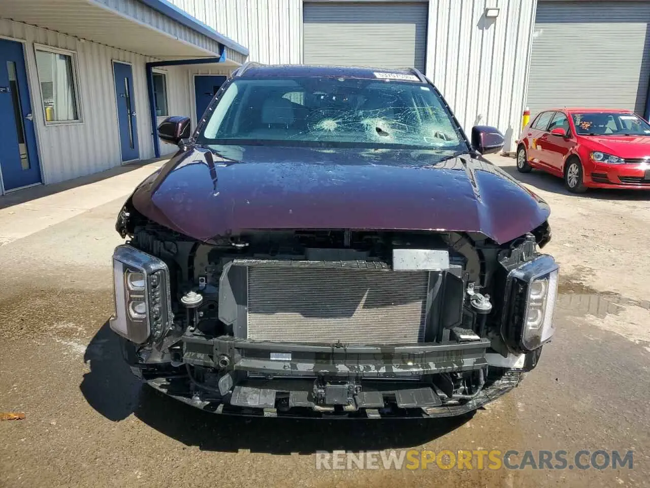 5 Photograph of a damaged car KM8R4DGE3RU762597 HYUNDAI PALISADE 2024