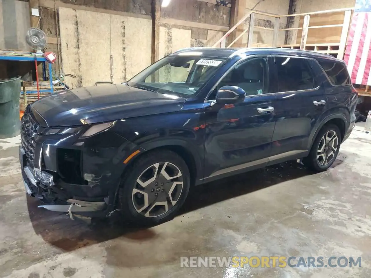 1 Photograph of a damaged car KM8R4DGE4RU722853 HYUNDAI PALISADE 2024
