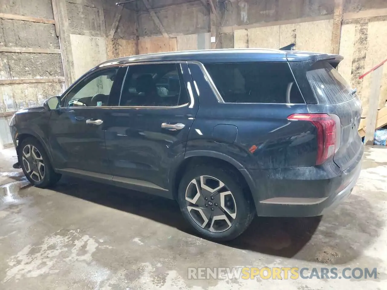 2 Photograph of a damaged car KM8R4DGE4RU722853 HYUNDAI PALISADE 2024