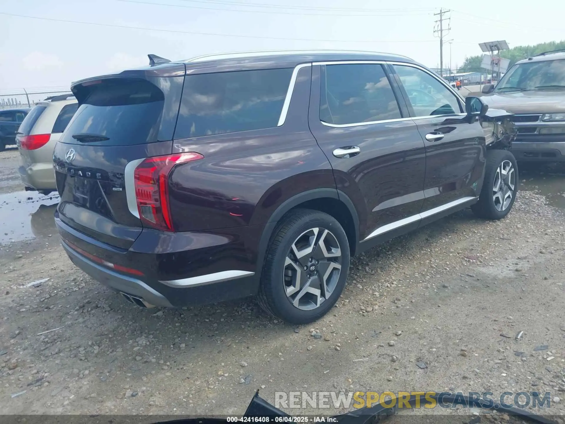 4 Photograph of a damaged car KM8R4DGE7RU807203 HYUNDAI PALISADE 2024