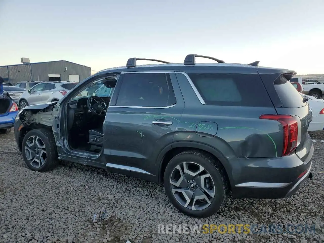 2 Photograph of a damaged car KM8R4DGE8RU734715 HYUNDAI PALISADE 2024