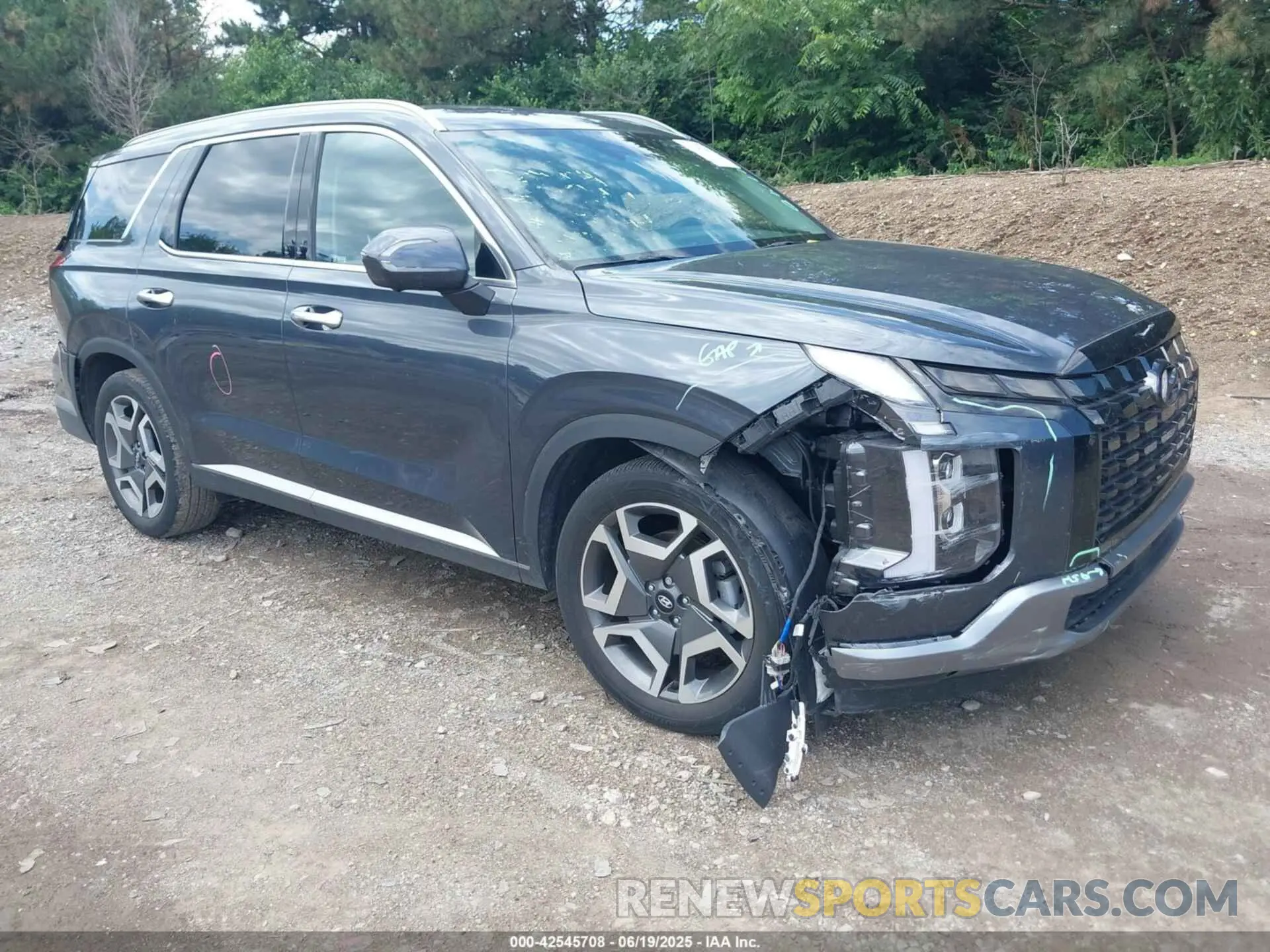 1 Photograph of a damaged car KM8R4DGE9RU690501 HYUNDAI PALISADE 2024