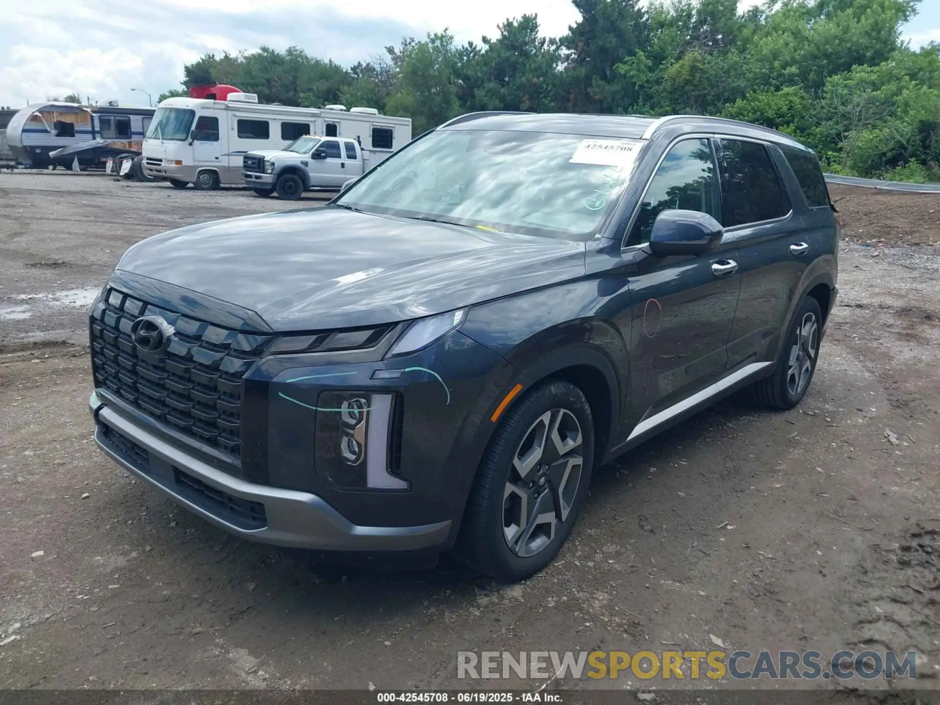 2 Photograph of a damaged car KM8R4DGE9RU690501 HYUNDAI PALISADE 2024