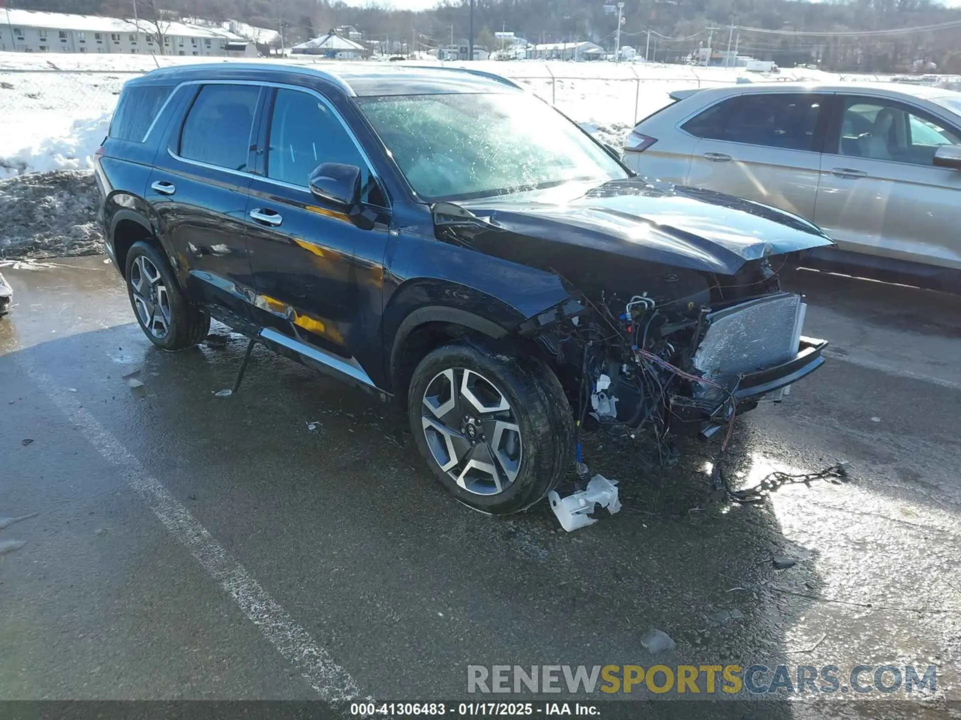 1 Photograph of a damaged car KM8R4DGEXRU797167 HYUNDAI PALISADE 2024
