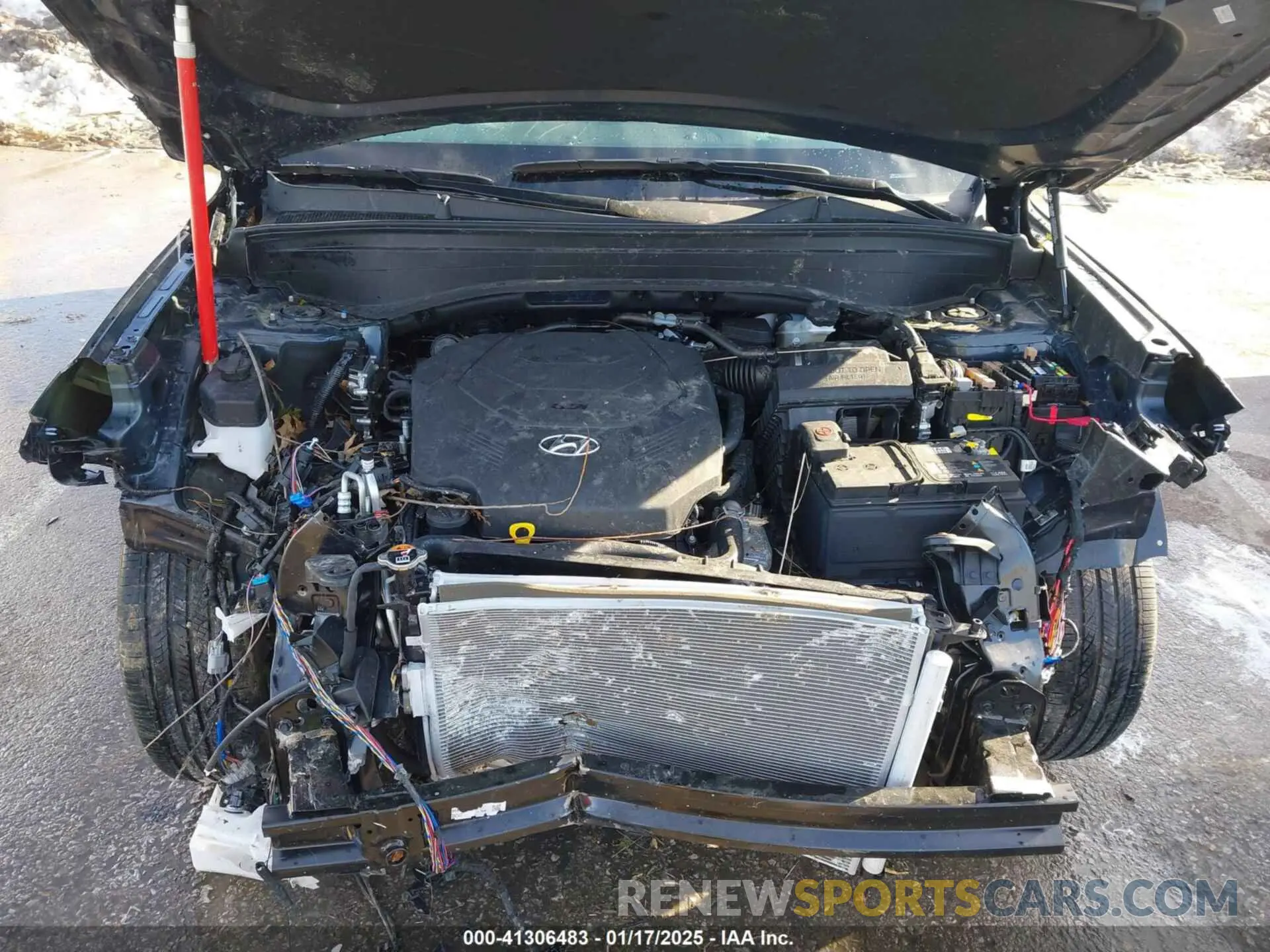 10 Photograph of a damaged car KM8R4DGEXRU797167 HYUNDAI PALISADE 2024