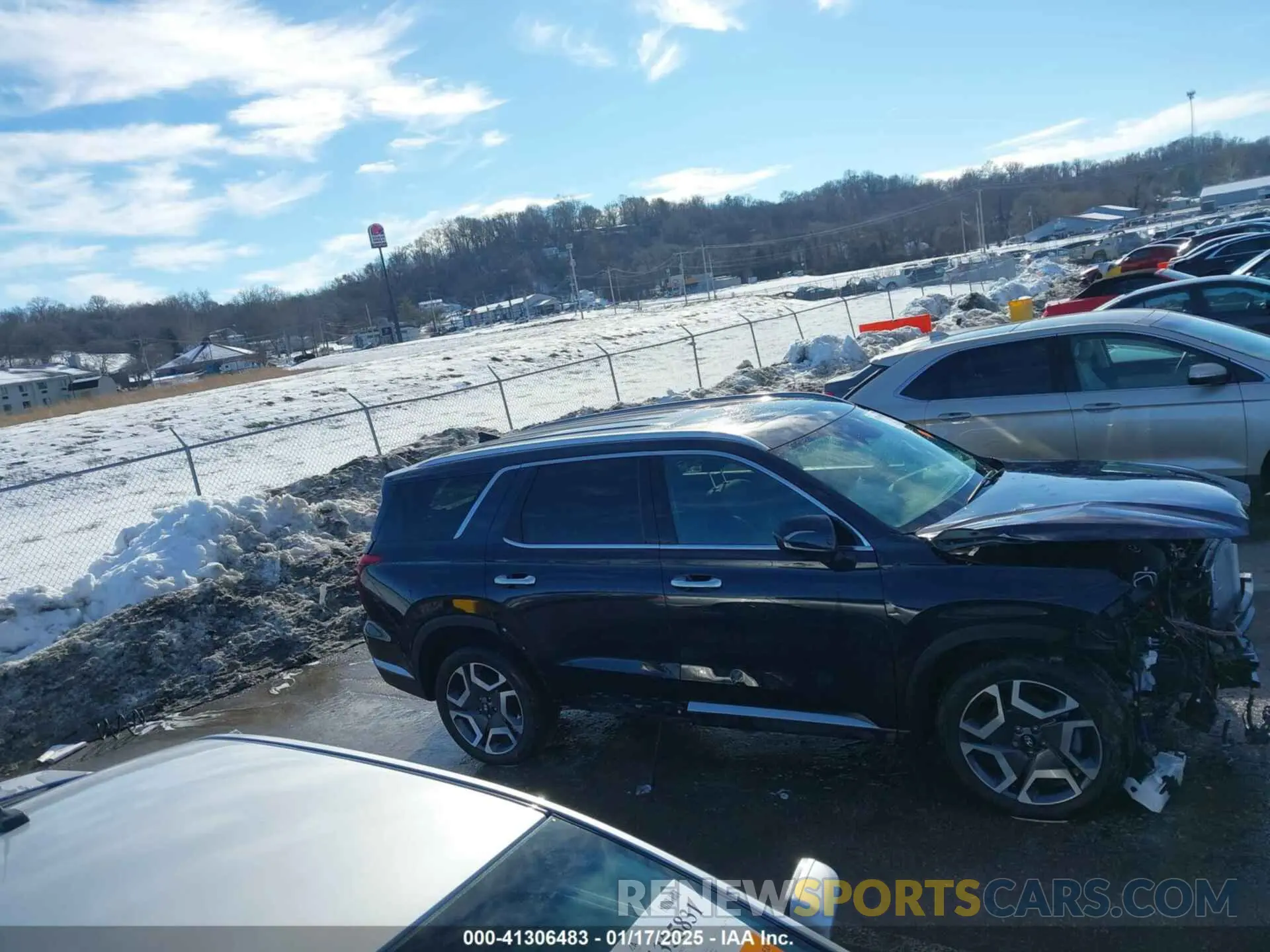 14 Photograph of a damaged car KM8R4DGEXRU797167 HYUNDAI PALISADE 2024