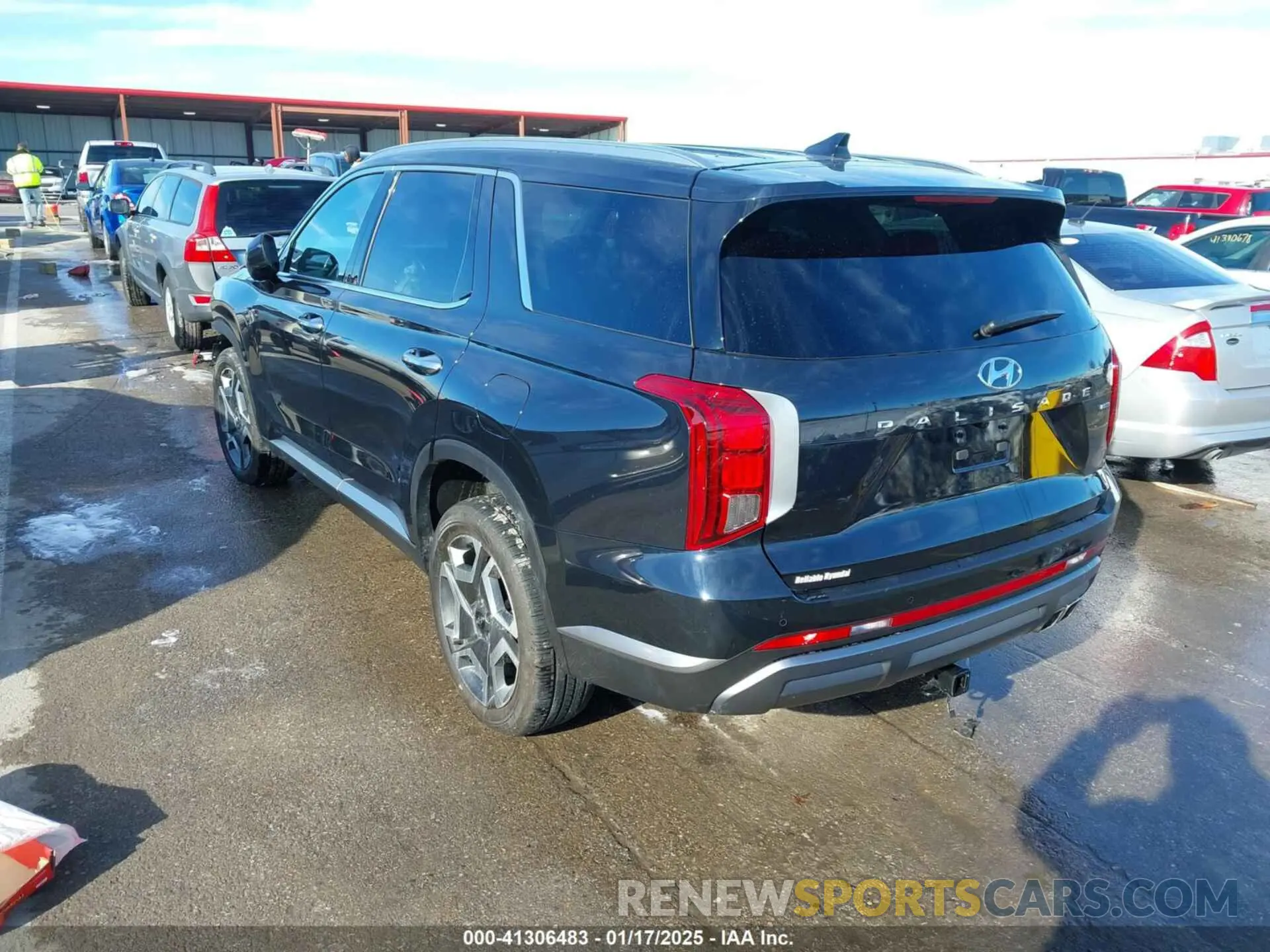 3 Photograph of a damaged car KM8R4DGEXRU797167 HYUNDAI PALISADE 2024
