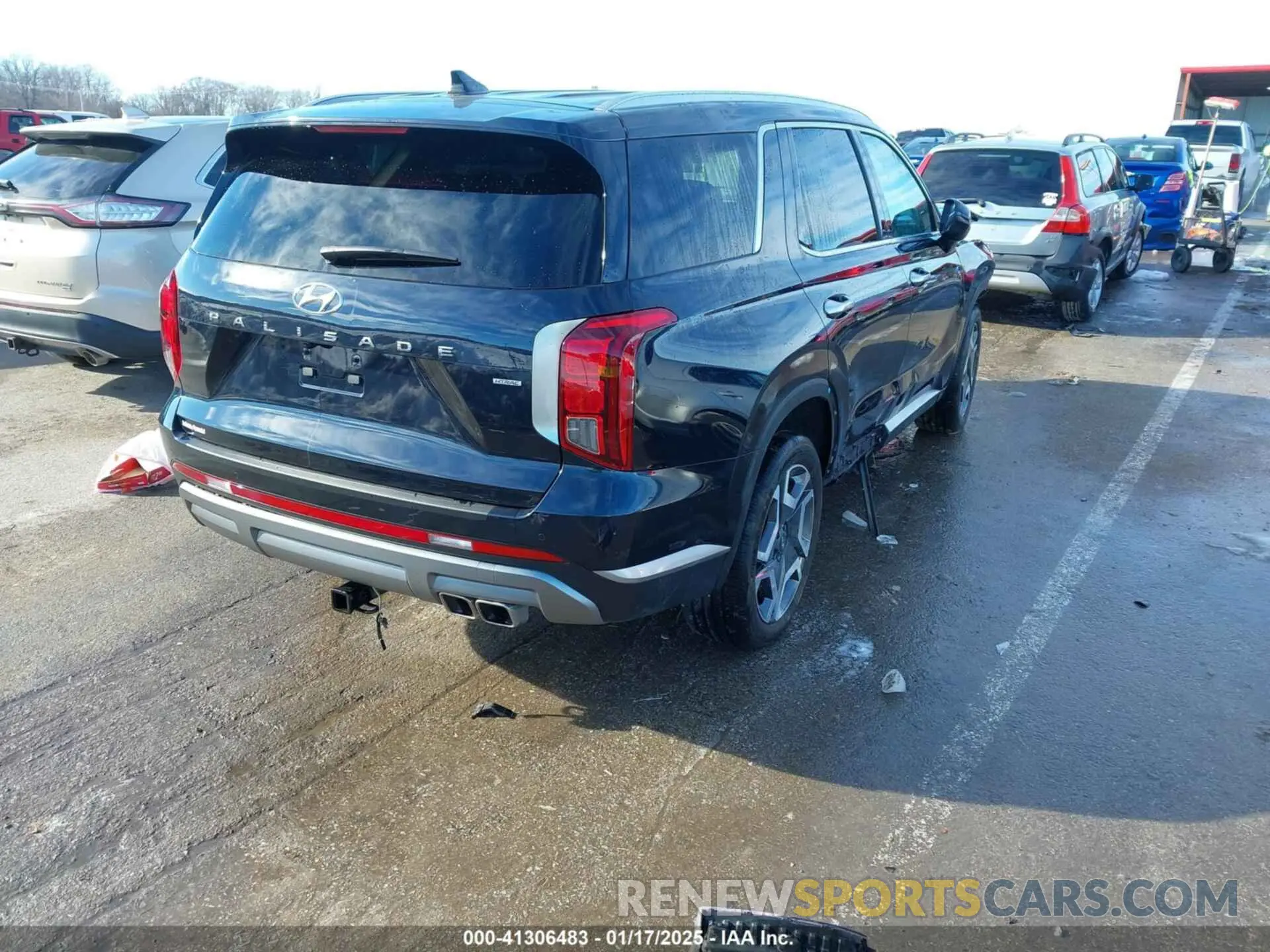 4 Photograph of a damaged car KM8R4DGEXRU797167 HYUNDAI PALISADE 2024