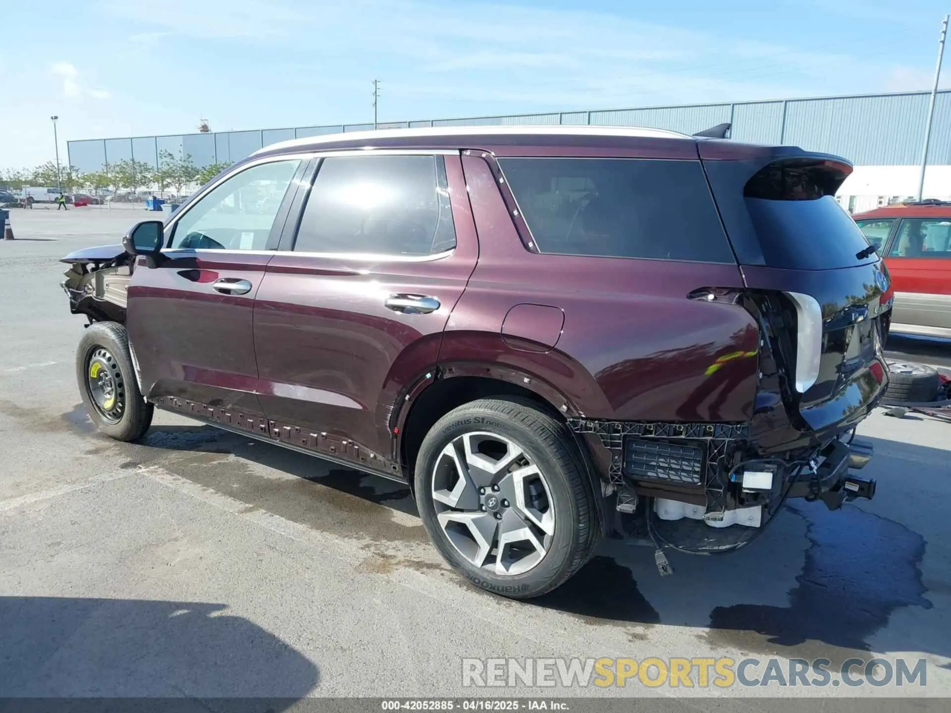 3 Photograph of a damaged car KM8R54GE2RU678722 HYUNDAI PALISADE 2024