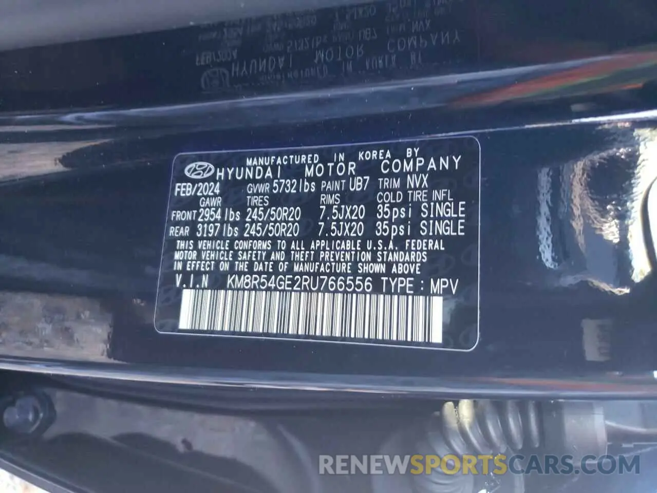 15 Photograph of a damaged car KM8R54GE2RU766556 HYUNDAI PALISADE 2024