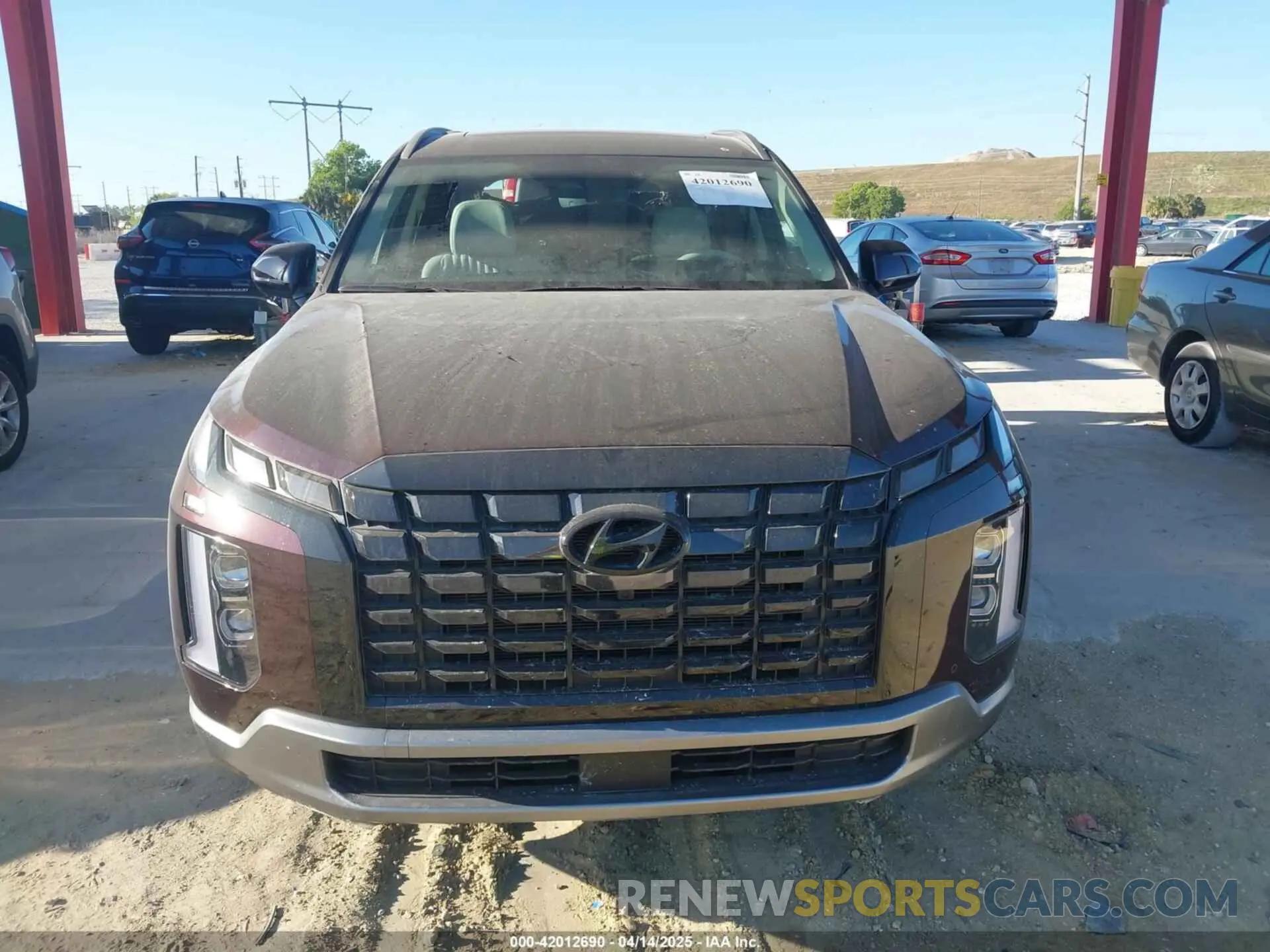 13 Photograph of a damaged car KM8R54GE2RU806263 HYUNDAI PALISADE 2024