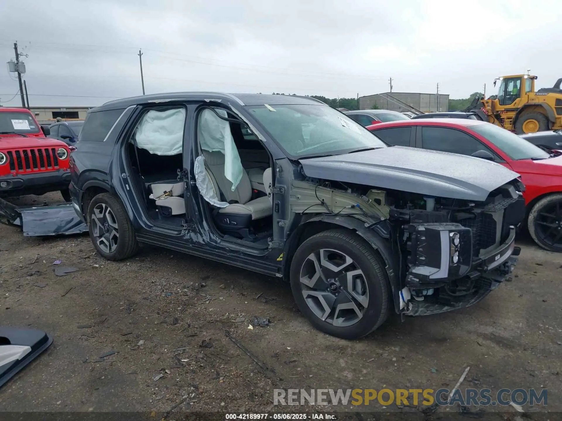 1 Photograph of a damaged car KM8R54GE3RU741276 HYUNDAI PALISADE 2024