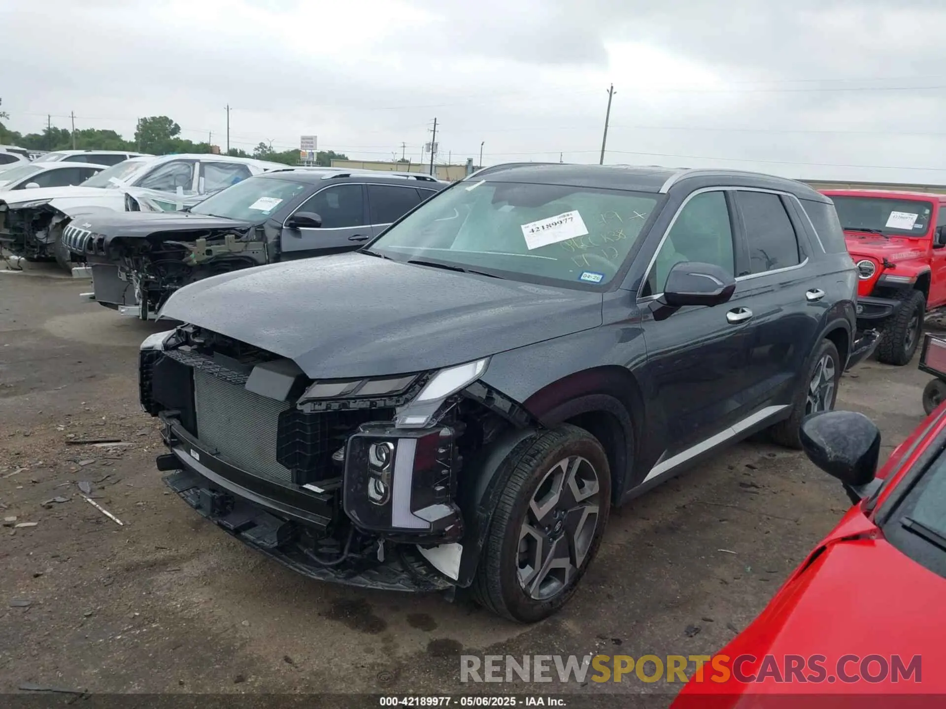2 Photograph of a damaged car KM8R54GE3RU741276 HYUNDAI PALISADE 2024