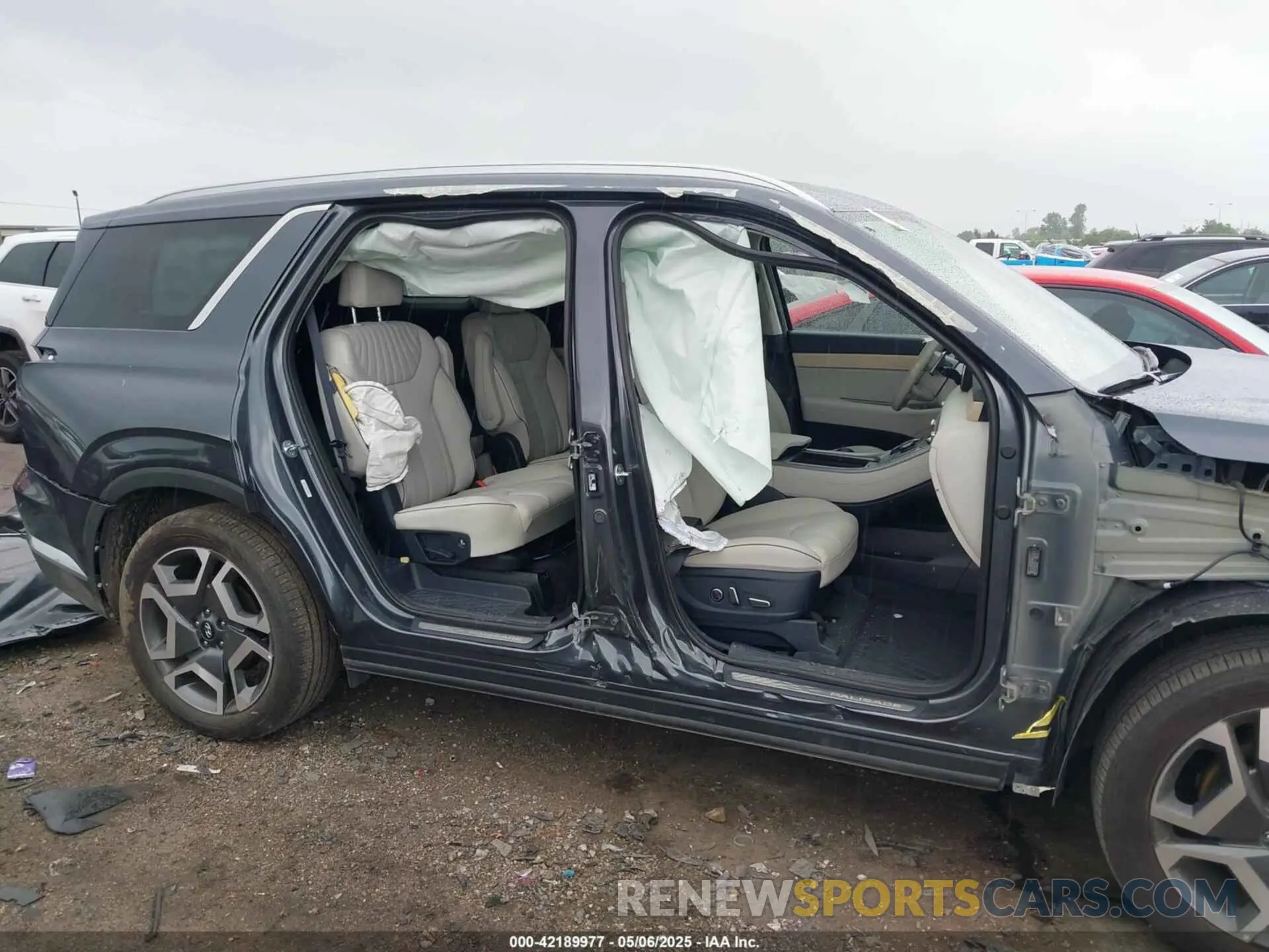 6 Photograph of a damaged car KM8R54GE3RU741276 HYUNDAI PALISADE 2024