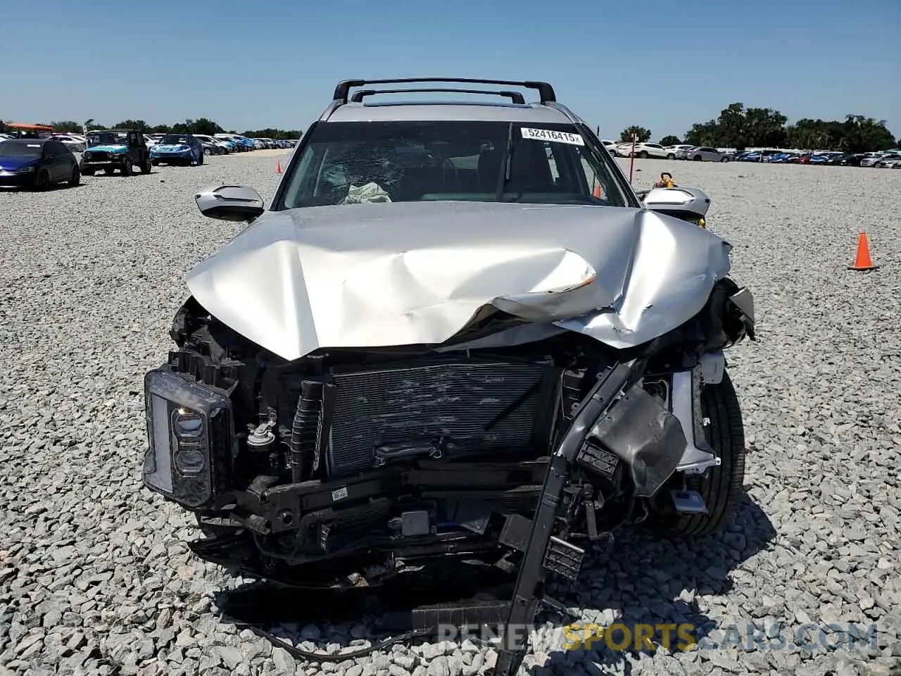 5 Photograph of a damaged car KM8R54GE6RU672373 HYUNDAI PALISADE 2024