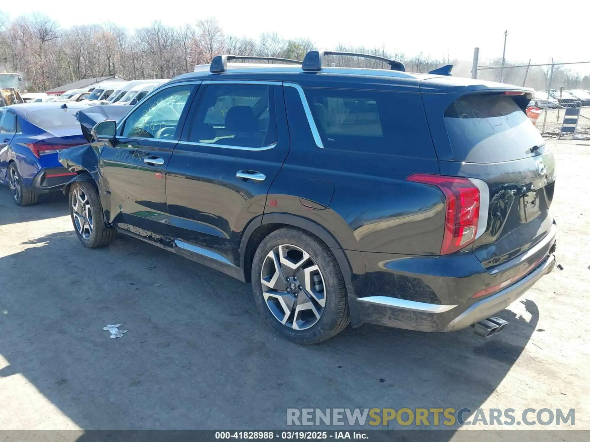 3 Photograph of a damaged car KM8R54GE6RU695555 HYUNDAI PALISADE 2024