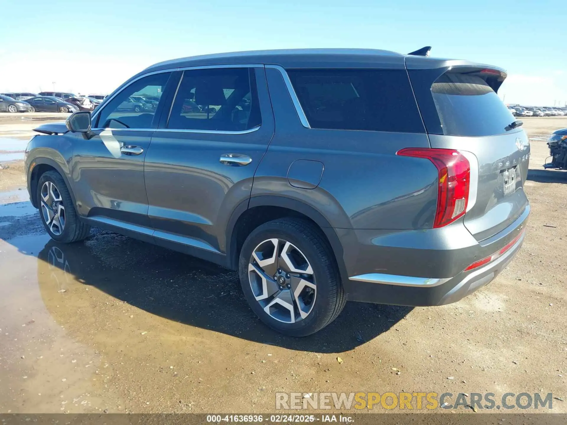 3 Photograph of a damaged car KM8R54GE6RU762168 HYUNDAI PALISADE 2024