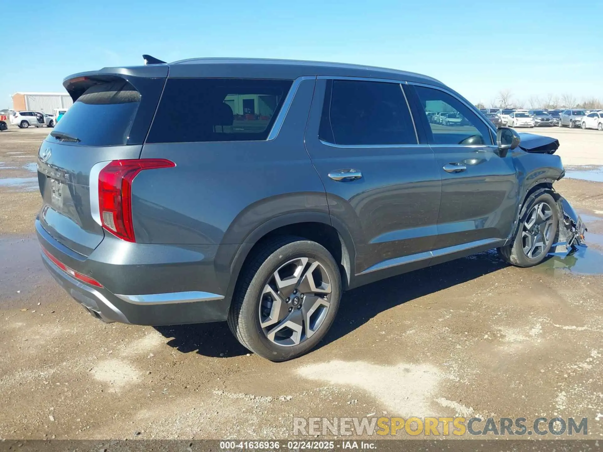 4 Photograph of a damaged car KM8R54GE6RU762168 HYUNDAI PALISADE 2024