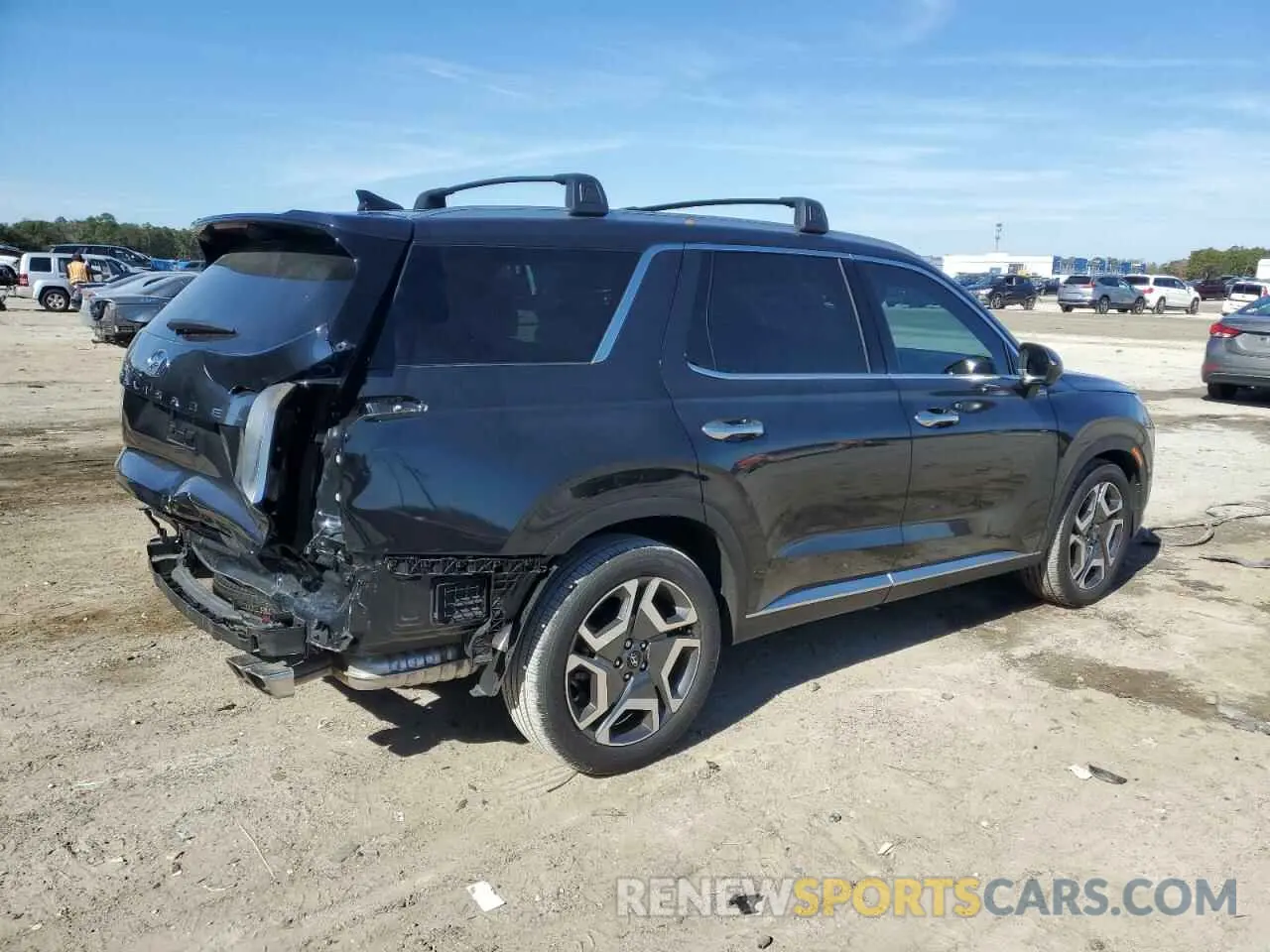 3 Photograph of a damaged car KM8R54GE7RU780422 HYUNDAI PALISADE 2024