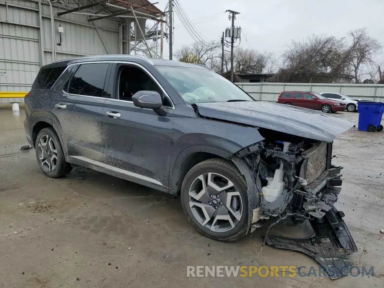 4 Photograph of a damaged car KM8R54GE9RU731125 HYUNDAI PALISADE 2024