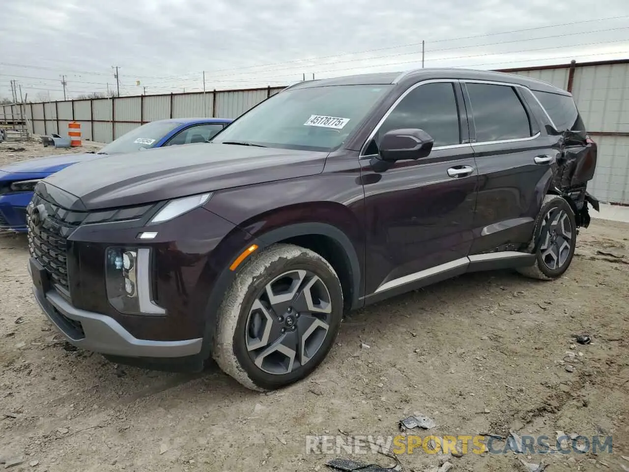 1 Photograph of a damaged car KM8R54GE9RU738186 HYUNDAI PALISADE 2024
