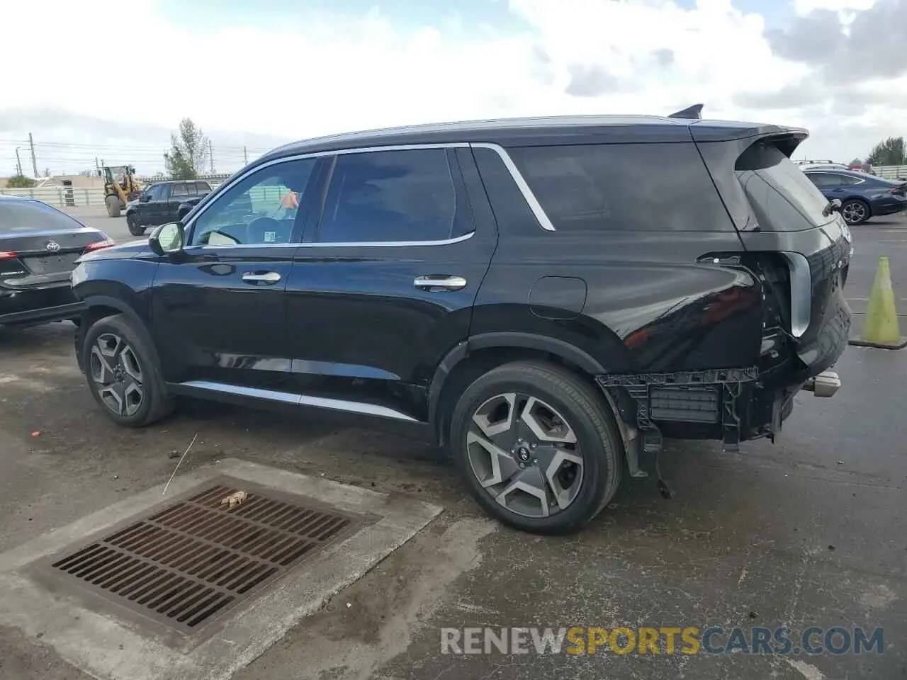2 Photograph of a damaged car KM8R54GEXRU690911 HYUNDAI PALISADE 2024