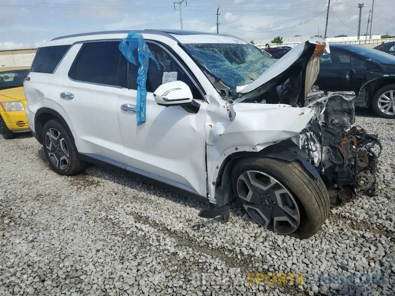4 Photograph of a damaged car KM8R5DGE1RU664813 HYUNDAI PALISADE 2024