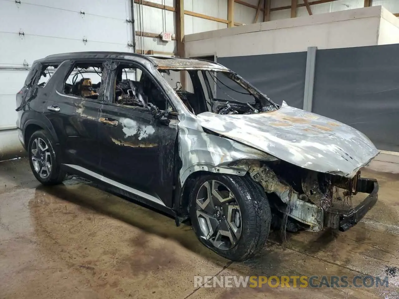 4 Photograph of a damaged car KM8R5DGE1RU700015 HYUNDAI PALISADE 2024