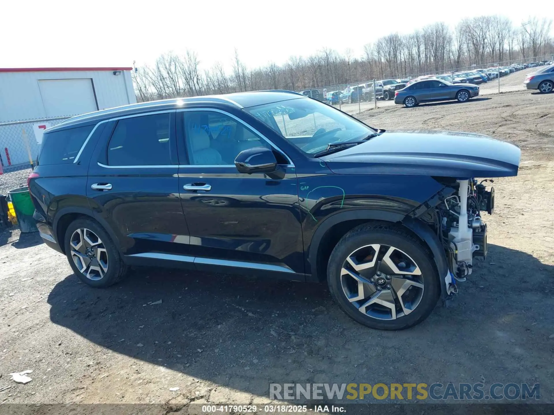 13 Photograph of a damaged car KM8R5DGE1RU725867 HYUNDAI PALISADE 2024