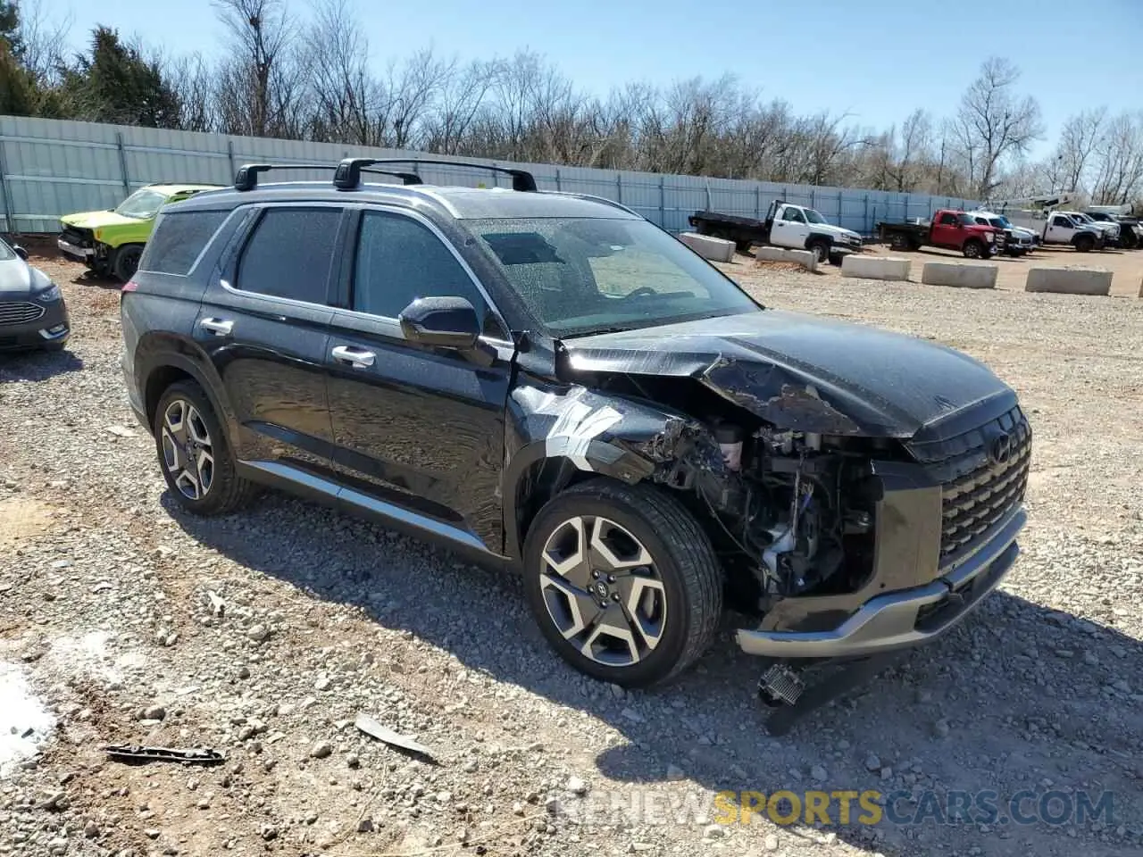 4 Photograph of a damaged car KM8R5DGE3RU697201 HYUNDAI PALISADE 2024