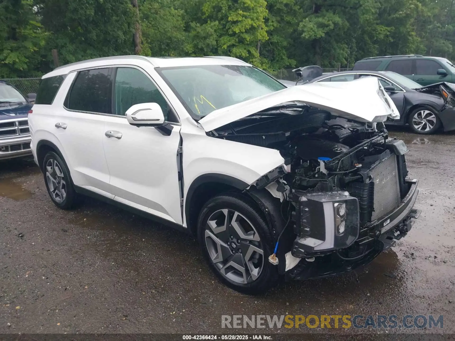 1 Photograph of a damaged car KM8R5DGE3RU740547 HYUNDAI PALISADE 2024