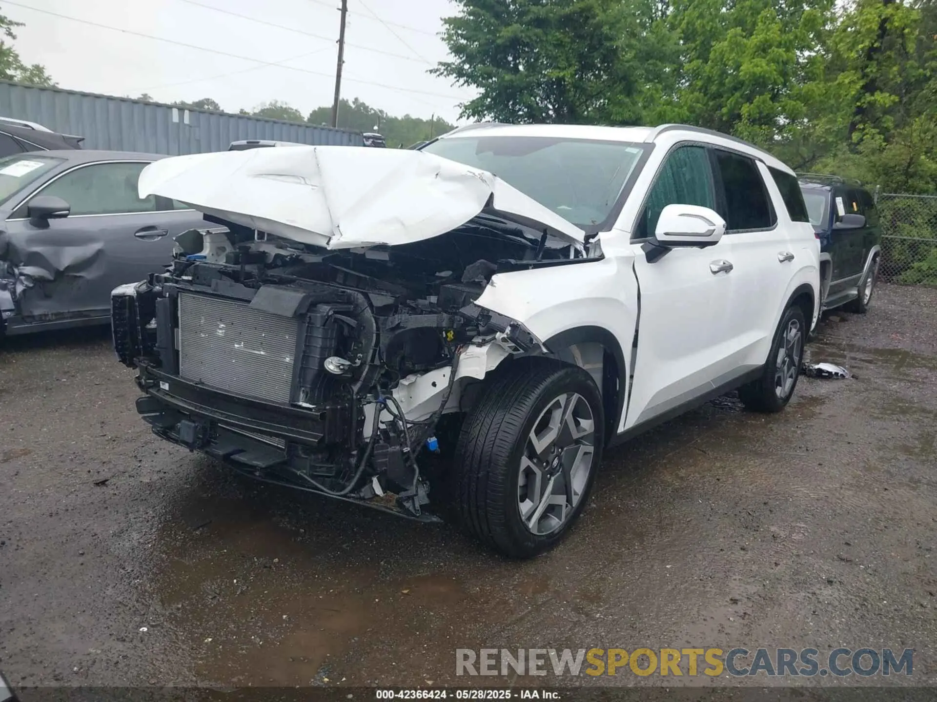 2 Photograph of a damaged car KM8R5DGE3RU740547 HYUNDAI PALISADE 2024