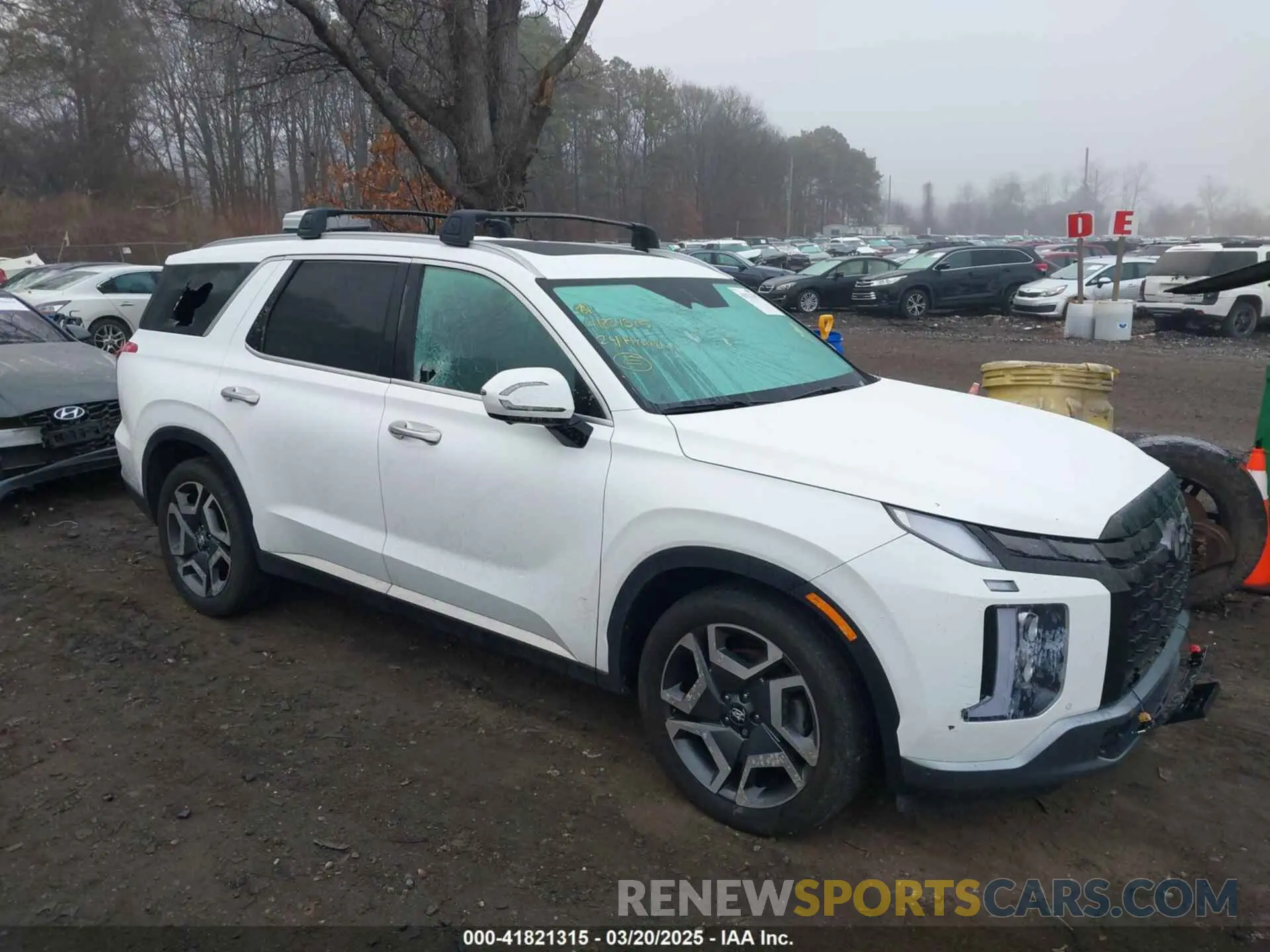 13 Photograph of a damaged car KM8R5DGE4RU718167 HYUNDAI PALISADE 2024
