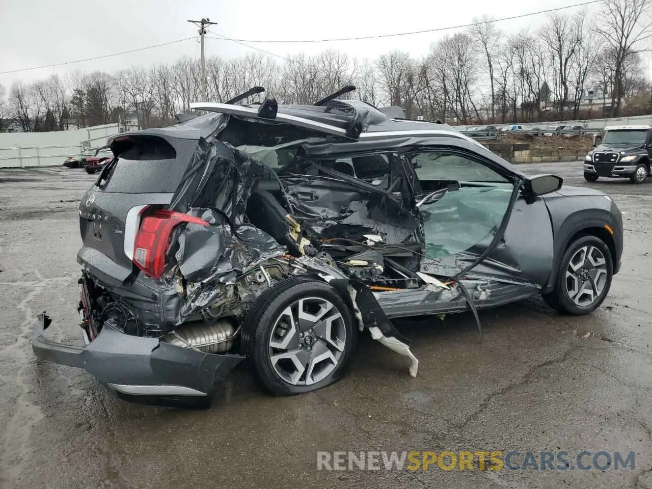 3 Photograph of a damaged car KM8R5DGE8RU700724 HYUNDAI PALISADE 2024