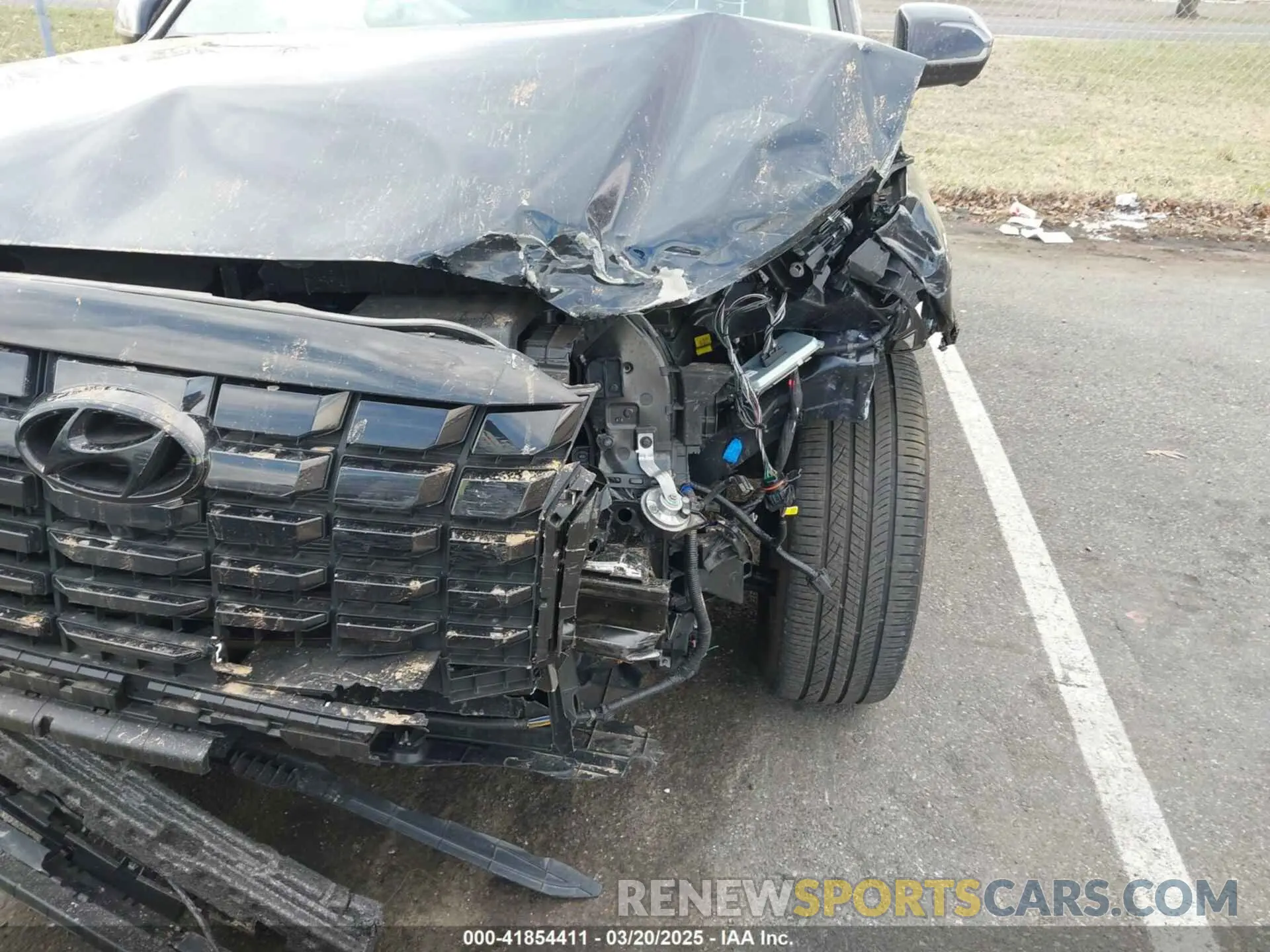 6 Photograph of a damaged car KM8R5DGE8RU704918 HYUNDAI PALISADE 2024