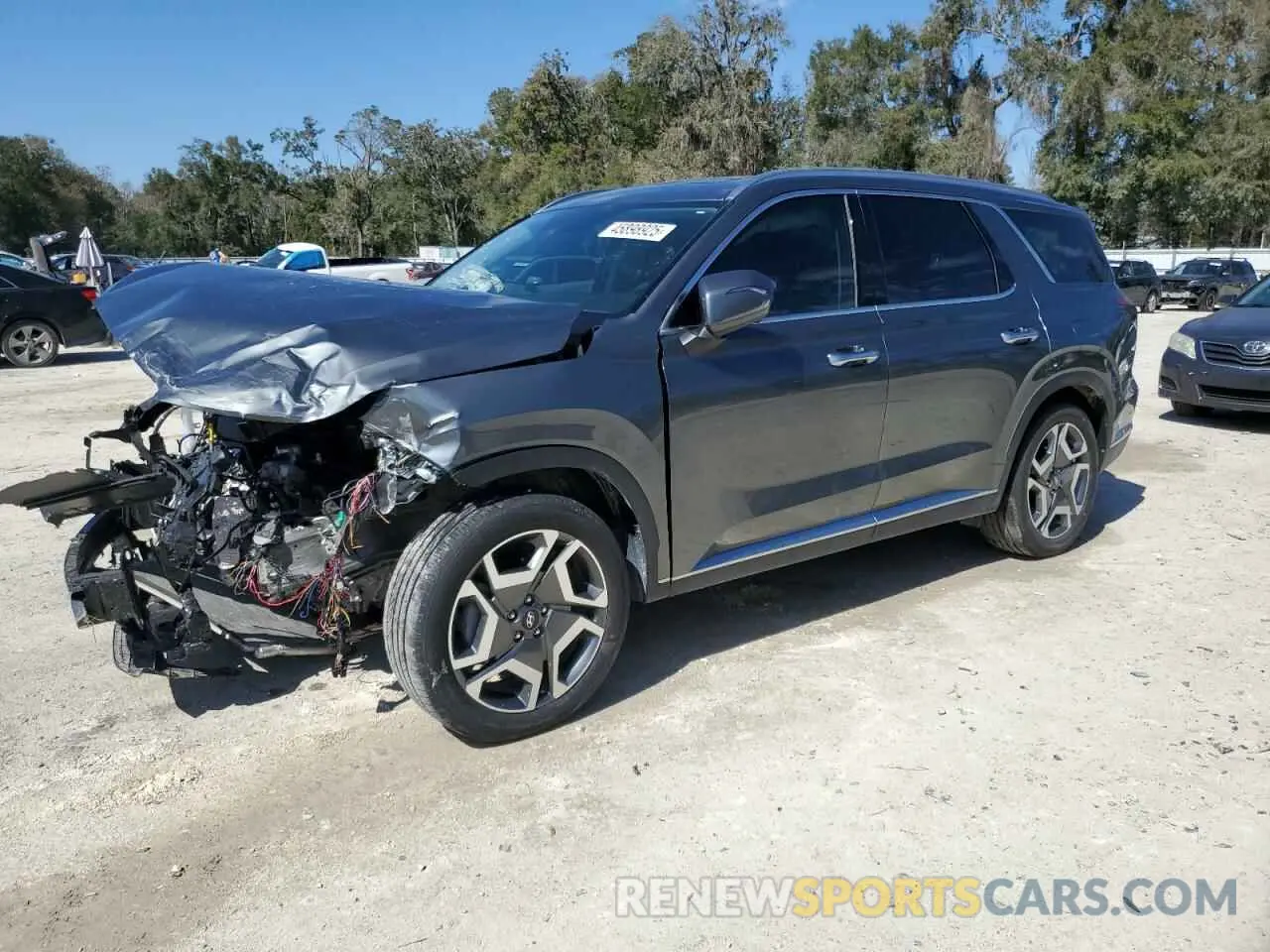 1 Photograph of a damaged car KM8R5DGE8RU793681 HYUNDAI PALISADE 2024