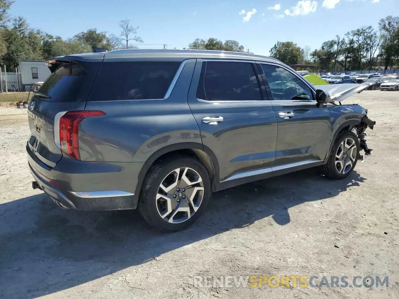 3 Photograph of a damaged car KM8R5DGE8RU793681 HYUNDAI PALISADE 2024