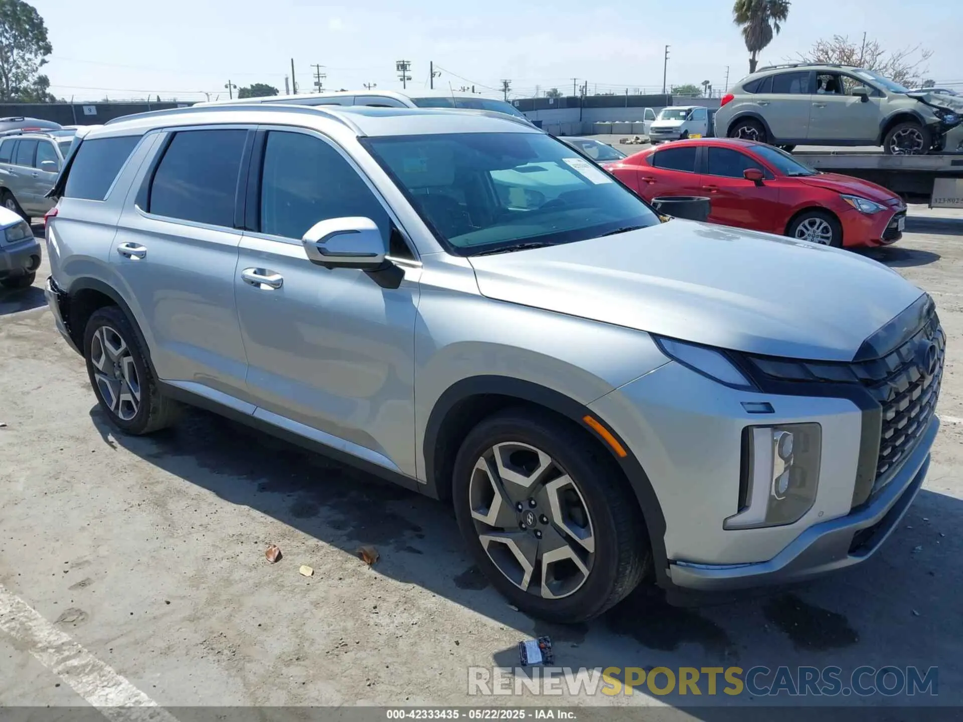 1 Photograph of a damaged car KM8R5DGE9RU698448 HYUNDAI PALISADE 2024