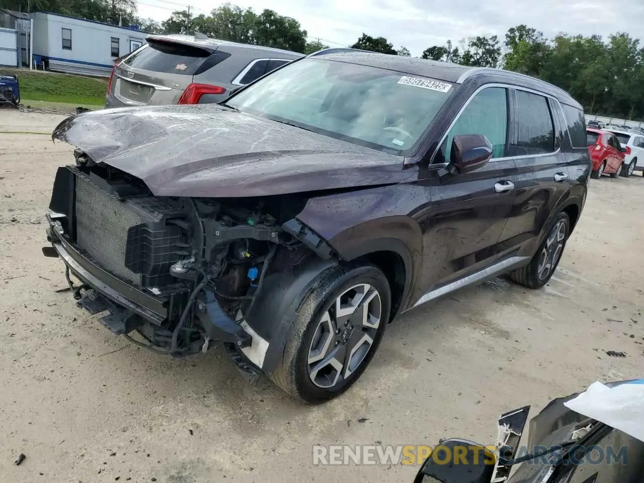 1 Photograph of a damaged car KM8R5DGEXRU720618 HYUNDAI PALISADE 2024