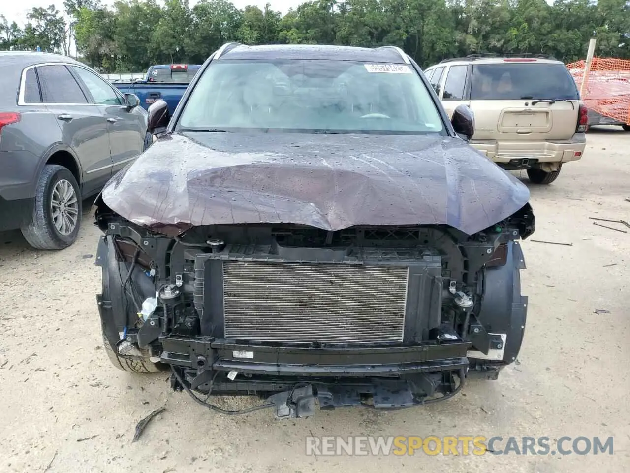 5 Photograph of a damaged car KM8R5DGEXRU720618 HYUNDAI PALISADE 2024