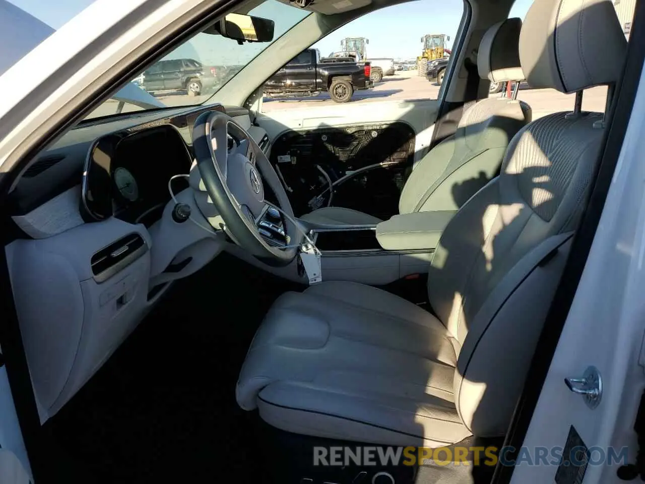7 Photograph of a damaged car KM8R74GE7RU689189 HYUNDAI PALISADE 2024