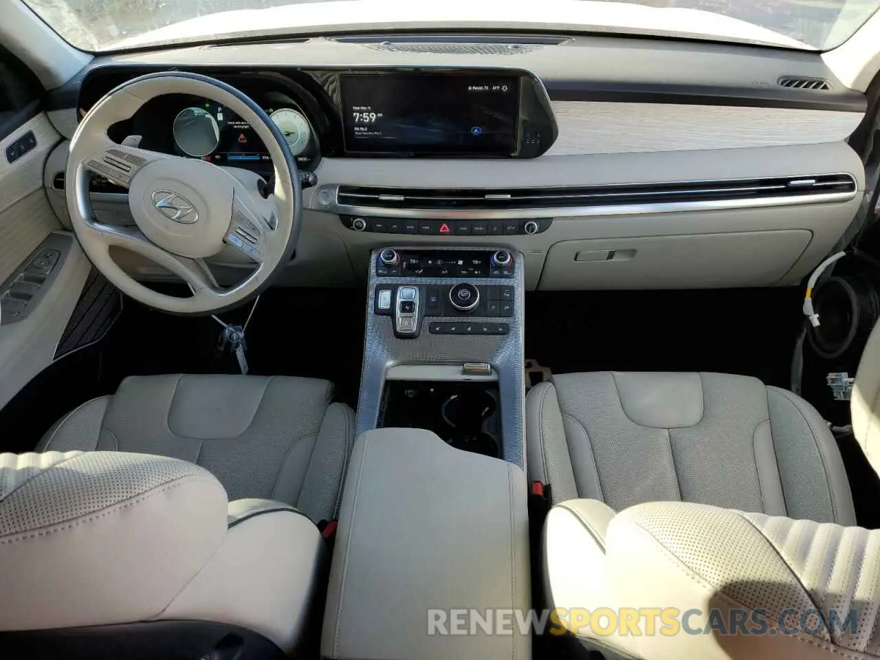 8 Photograph of a damaged car KM8R74GE7RU689189 HYUNDAI PALISADE 2024