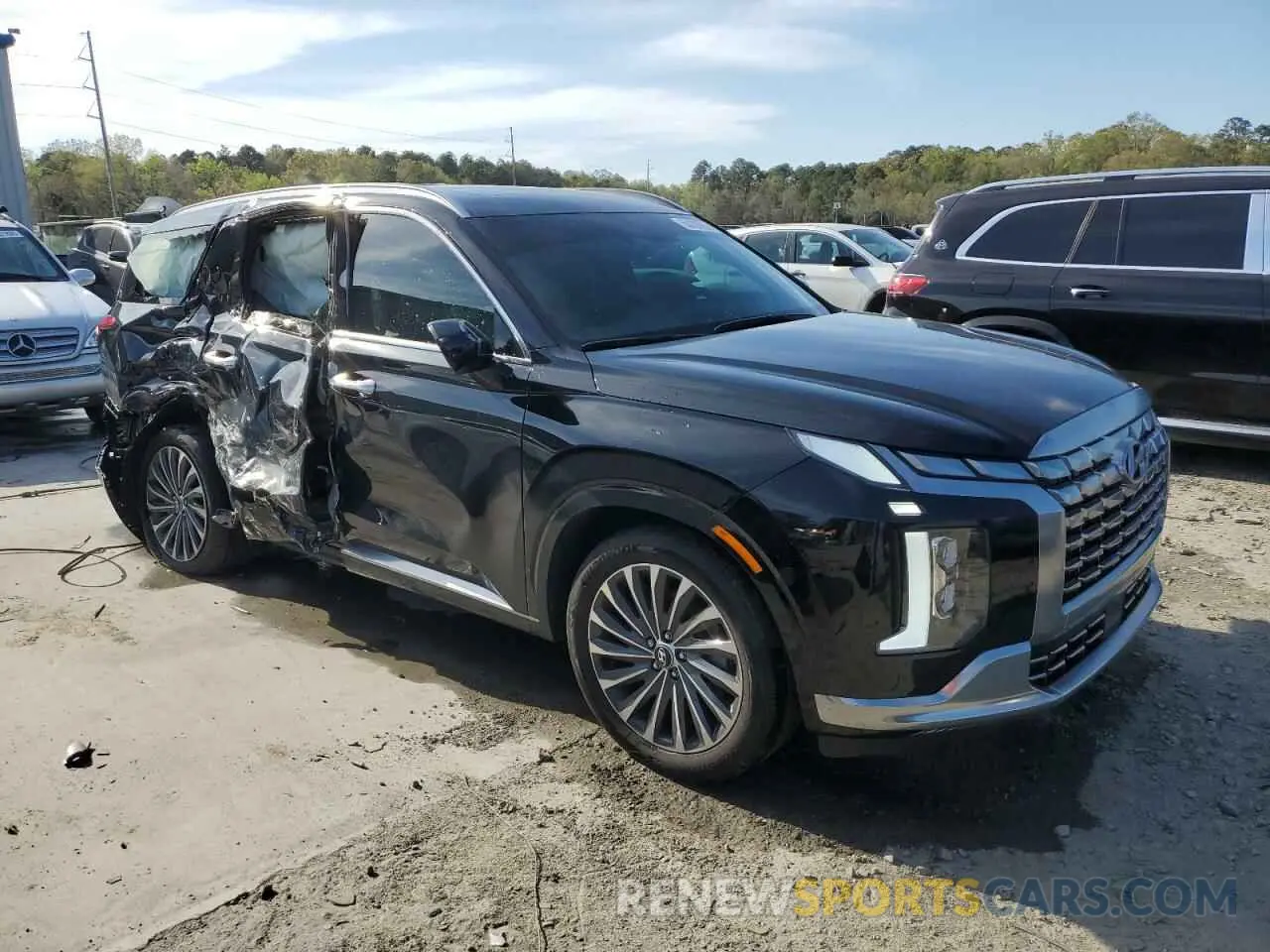 4 Photograph of a damaged car KM8R74GE7RU751108 HYUNDAI PALISADE 2024
