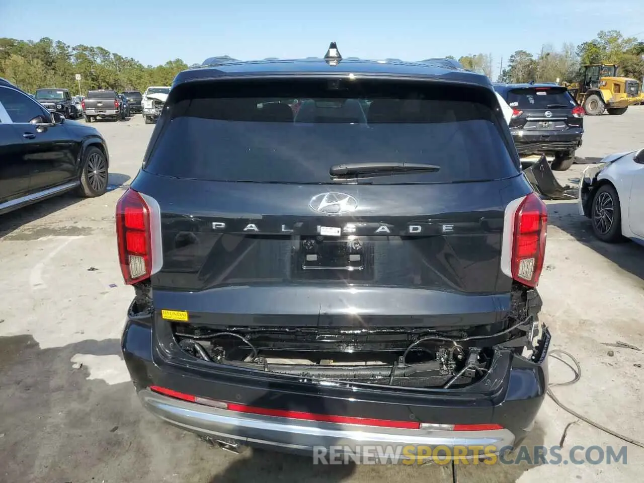 6 Photograph of a damaged car KM8R74GE7RU751108 HYUNDAI PALISADE 2024