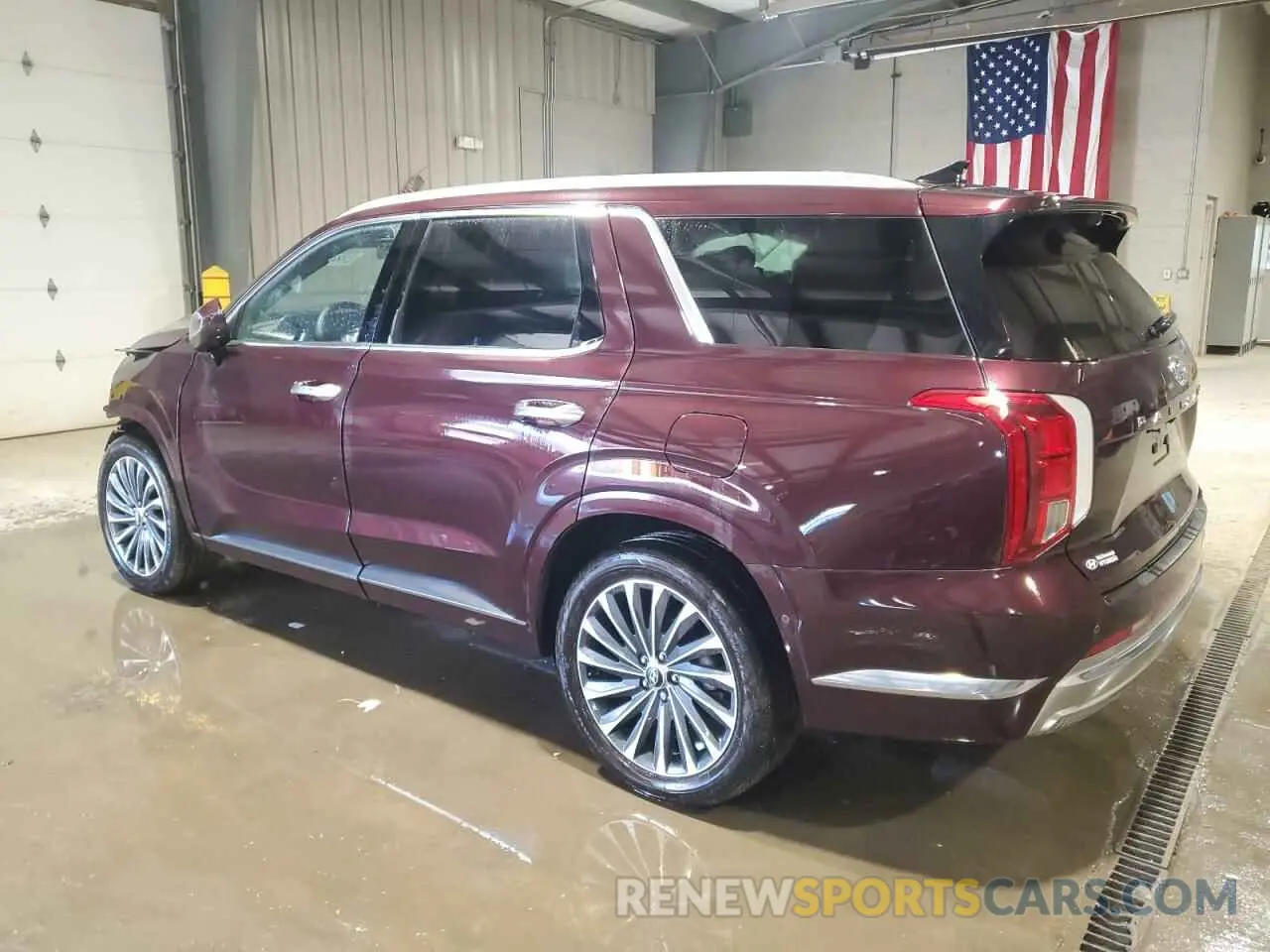 2 Photograph of a damaged car KM8R74GE8RU654886 HYUNDAI PALISADE 2024