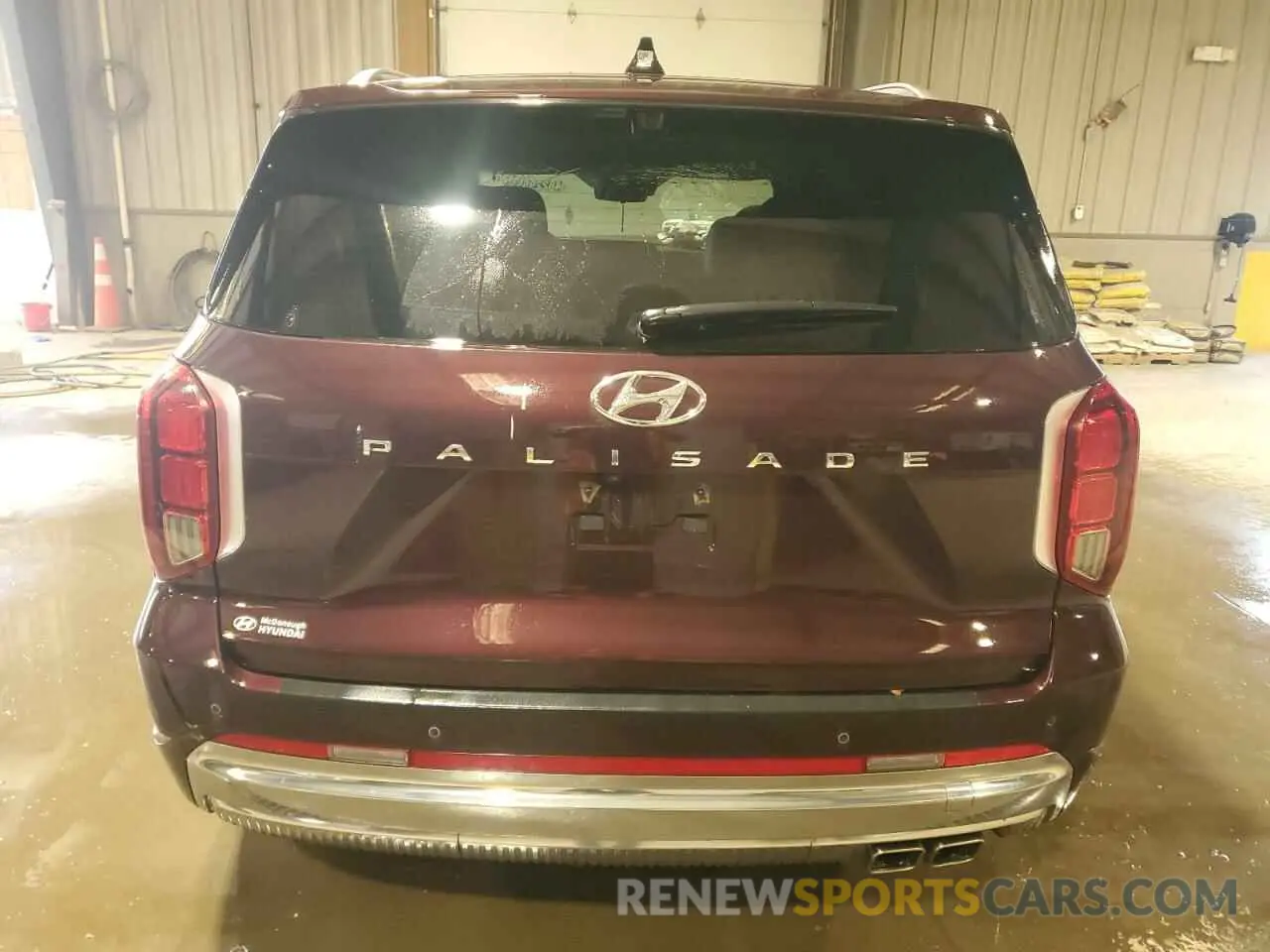 6 Photograph of a damaged car KM8R74GE8RU654886 HYUNDAI PALISADE 2024